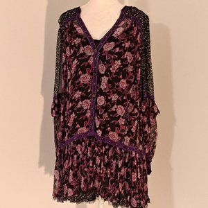 Free People Rosebud Lined Smock Dress Size Small NWT